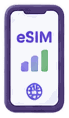 두 번째 eSIM 회선이 추가된 휴대폰